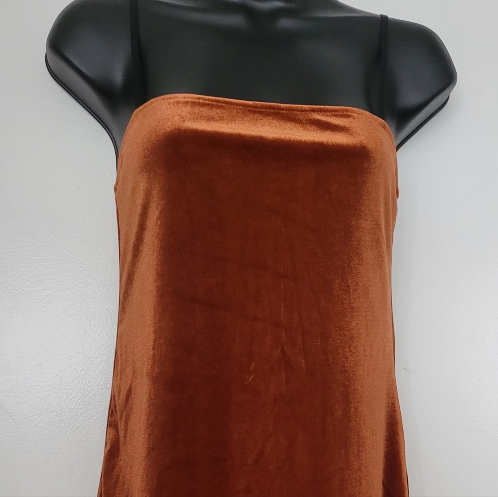 Forever 21 rust dress l